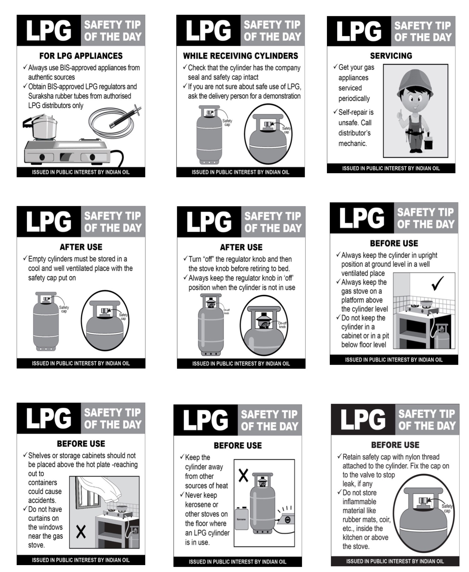 lpg safety rules